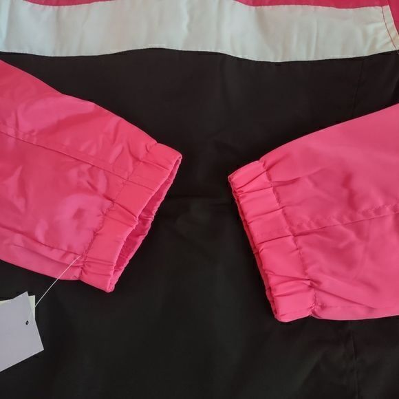 Madden Girl Women's Fashion Outerwear Jacket Color Block Black Size M NWT - Picture 5 of 9